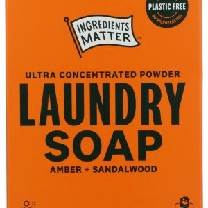 INGREDIENTS MATTER: Amber Sandalwood Laundry Powder, 15 oz
