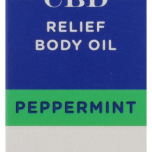 RE BOTANICALS: Peppermint Relief Body Oil, 0.34 oz