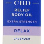 RE BOTANICALS: Lavender Extra Strength Relief Body Oil, 0.34 oz