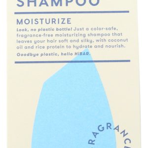 HIBAR: Solid Shampoo Fragrance Free, 3.2 oz