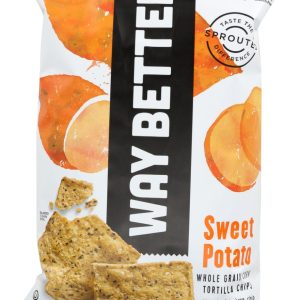 WAY BETTER SNACKS: Simply Sweeet Potato Corn Tortilla Chips, 5.5 oz