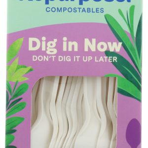 REPURPOSE: Compostable Spoons, 24 ea