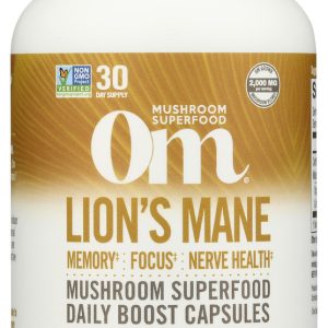 OM MUSHROOM SUPERFOOD: Lion's Mane, 90 cp