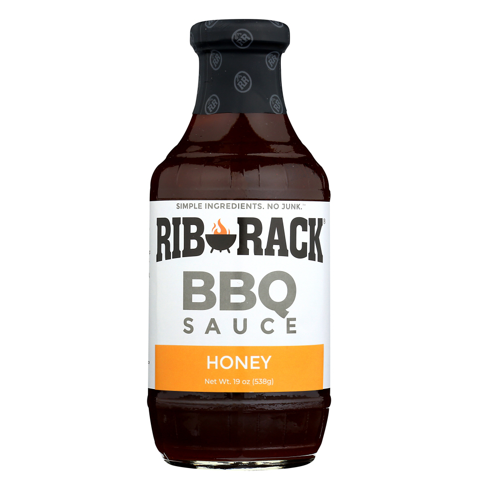 RIB RACK: Sweet Honey BBQ Sauce, 19 oz