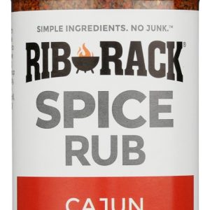 RIB RACK: Cajun Spice Rub Seasoning, 5.5 Oz