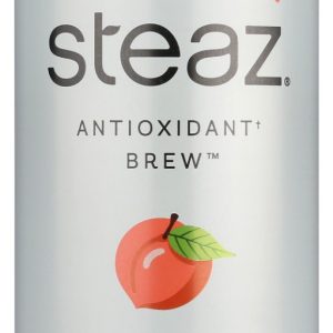STEAZ: Organic Green Tea Peach Flavored, 16 oz