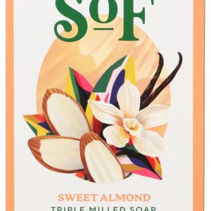 SOUTH OF FRANCE: French Milled Oval Soap Almond Gourmande, 6 oz