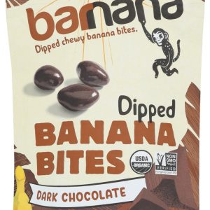 BARNANA: Organic Chocolate Chewy Banana Bites, 3.5 oz