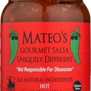 MATEO'S: Gourmet Hot Salsa, 16 Oz
