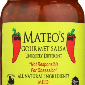 MATEO'S: Gourmet Mild Salsa, 16 Oz