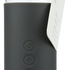 SOMA: Gray Glass Water Bottle, 25 oz