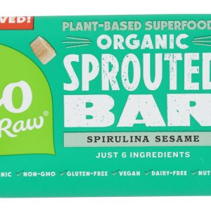 GO RAW: Spirulina Sesame Sprouted Bar, 1.7 oz