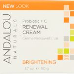ANDALOU NATURALS: Renewal Cream Probiotic + C Brightening, 1.7 oz