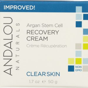 ANDALOU NATURALS: Clarifying Clear Overnight Recovery Cream, Non GMO, Paraben Free, 1.7 Oz