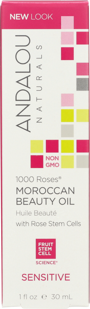 ANDALOU NATURALS: 1000 Roses Moroccan Beauty Oil Sensitive, 1 oz
