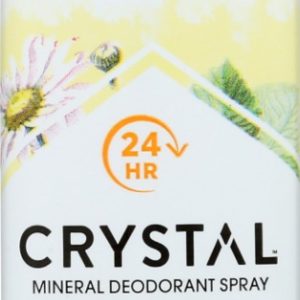 CRYSTAL BODY DEODORANT: Deodorant Spray Chamomile And Green Tea, 4 oz