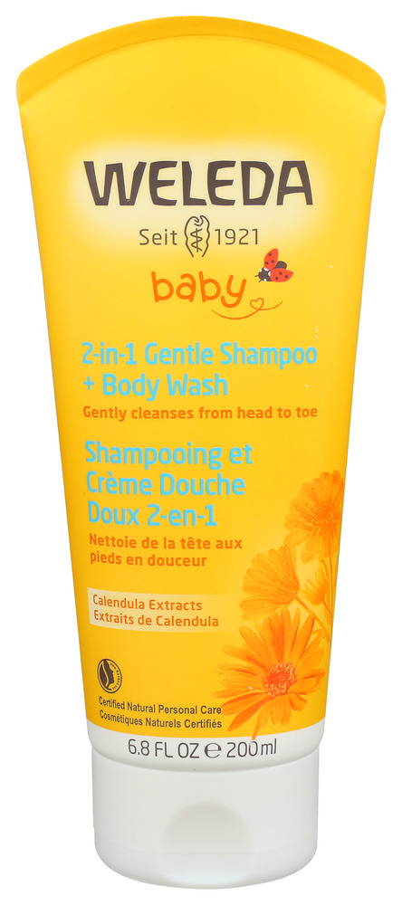 WELEDA: Body Wash & Shampoo Calendula, 6.8 fo
