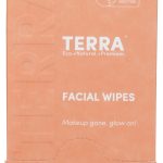 TERRA ORGANICS: Facial Wipes Calming Blossom, 30 ea