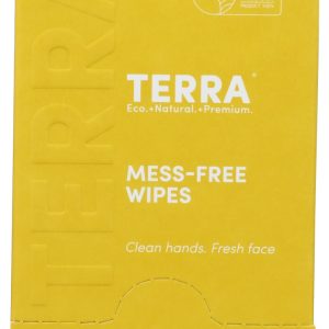 TERRA ORGANICS: Mess-Free Wipes, 30 ea