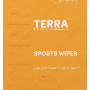 TERRA ORGANICS: Sports Wipes, 30 ea