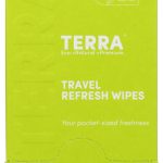 TERRA ORGANICS: Travel Refresh Wipes, 30 ea