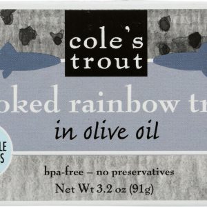 COLE'S: Trout Smoked Rainbow Trout, 3.2 oz