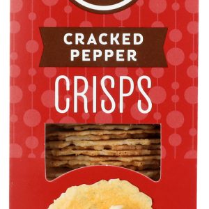 34 DEGREES: Cracked Pepper Crispbread, 4.5 oz