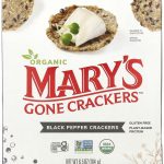 MARY'S GONE CRACKERS: Organic Crackers Black Pepper, 6.5 oz