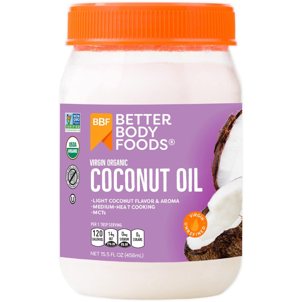 BETTERBODY FOODS: Organic Extra Virgin Coconut Oil, 15.5 oz