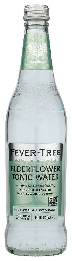 FEVER TREE: Elderflower Tonic Water, 16.9 oz