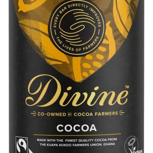 DIVINE CHOCOLATE: Cocoa Powder, 4.4 oz