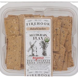 FIREHOOK: Multigrain Flax Baked Cracker, 8 Oz