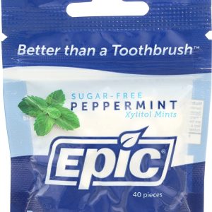EPIC DENTAL: Mint Peppermint Xylitol, 40 pc