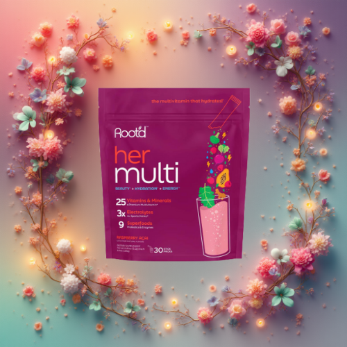 ROOTD: Women Multivitamin Fizzy Healthy Drink Mix, 30 ea