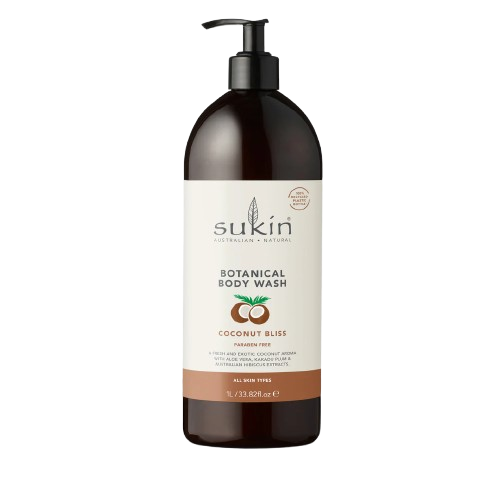 SUKIN: Botanical Body Wash Coconut Bliss, 33.82 fo