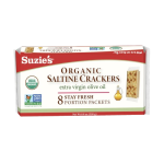 SUZIES: Organic Saltine Crackers with Olive Oil, 8.8 oz