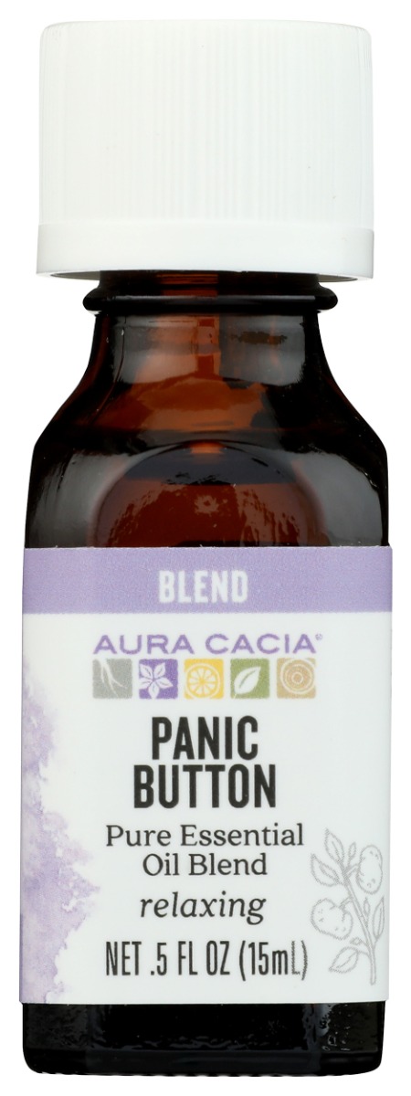 AURA CACIA: Essential Solutions Panic Button, 0.5 oz