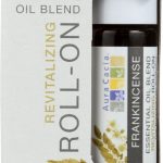AURA CACIA: Frankincense Roll On Essential Oil, 0.31 oz