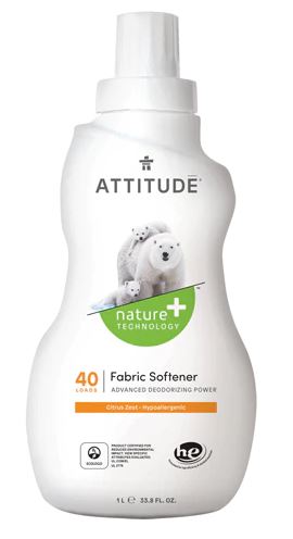 ATTITUDE: Citrus Zest Fabric Softener, 33.8 oz