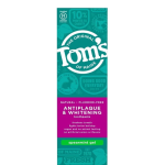 TOMS OF MAINE: Fluoride Free Antiplaque and Whitening Gel Spearmint, 4 oz