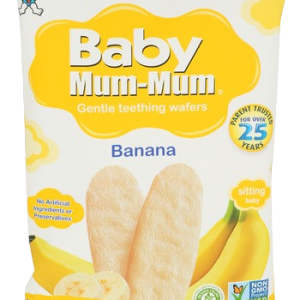 WANT-WANT: Baby Mum Mum Banana Rice Rusks, 0.74 oz