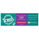 TOMS OF MAINE: Whole Care Natural Cinnamon Clove Toothpaste with Fluoride, 4 oz