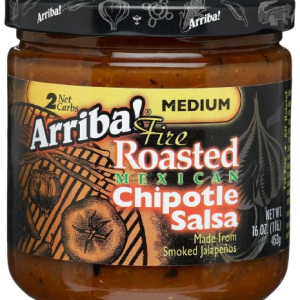 ARRIBA: Fire Roasted Mexican Chipotle Salsa Medium, 16 oz