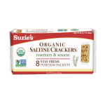 SUZIES: Organic Saltine Crackers with Rosemary, 8.8 oz