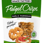 SNACK FACTORY: Garlic Parmesan Pretzel Crisps, 7.2 oz