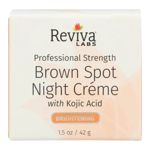REVIVA: Kojic Acid Brightening Creme, 1 oz