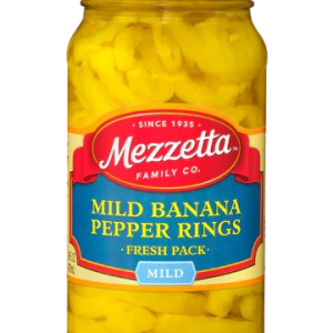MEZZETTA: Mild Banana Pepper Rings, 16 oz