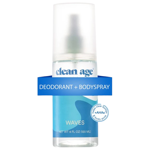 CLEAN AGE: Waves AHA Body Spray, 4 oz