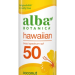 ALBA BOTANICA: Hawaiian Sunscreen Coconut Sunscreen Spray SPF 50, 5 fo