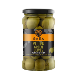 GAEA: Pitted Green Olives, 4.9 oz